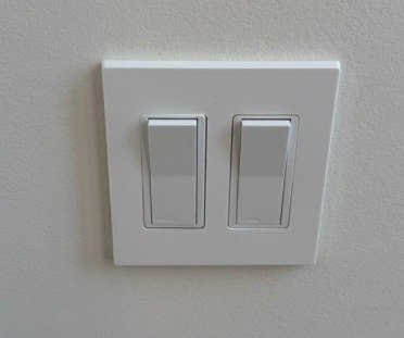 Apagadores instalados y alineados