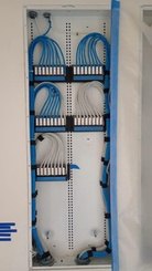 Cableado estructurado Cat 6 en gabinete de pared