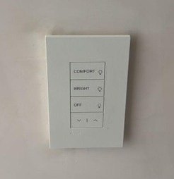 Keypad con escenas Comfort, Bright y Off