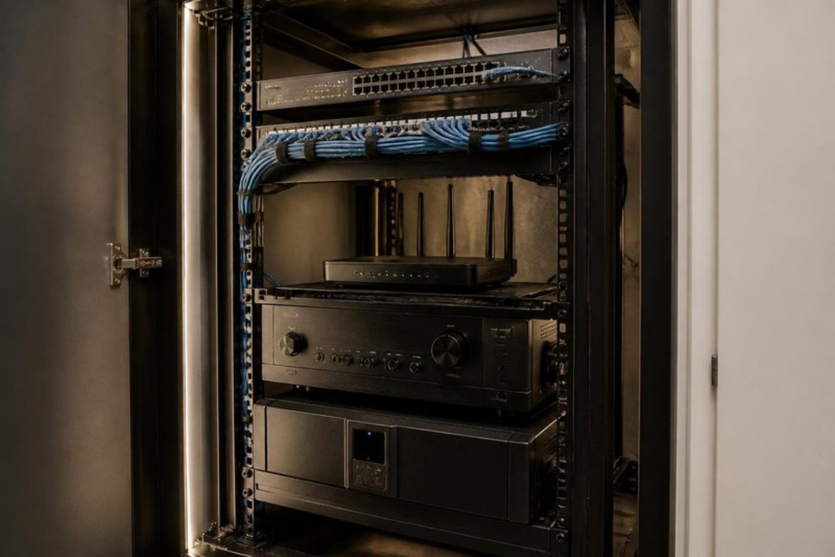 Rack de red residencial